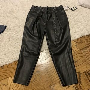 DKNY faux leather pants. Brand new with tags!